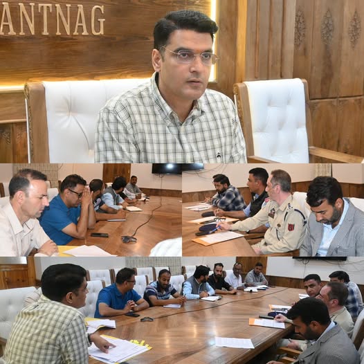 ADDC Anantnag reviews Road Safety Measures