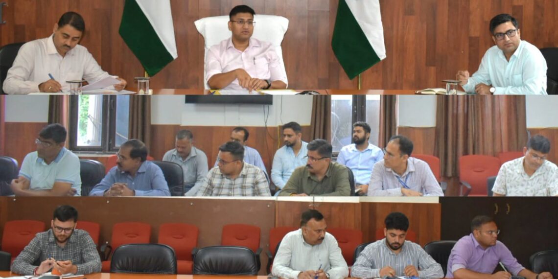 DC Reasi reviews progress of development works at Shiv Khori Shrine