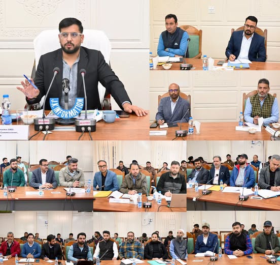 DC Kupwara chairs introductory-cum-review meeting with district officers