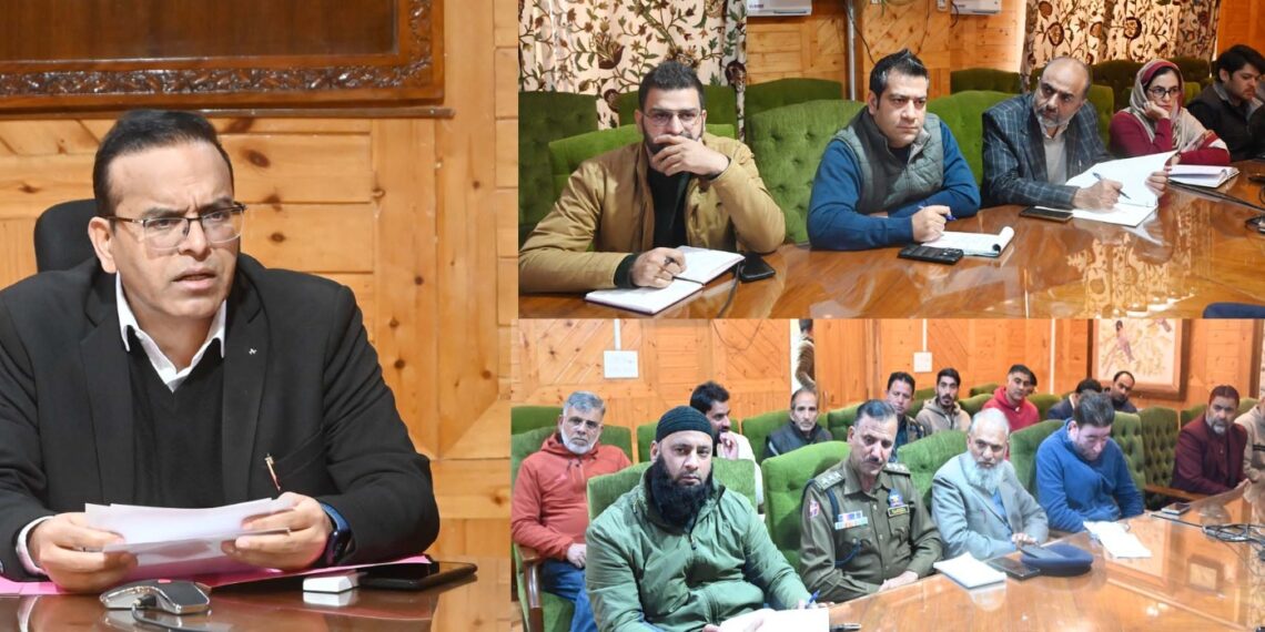 ADC Shopian reviews preparations for Rashtriya Ekta Diwas, Run For Unity