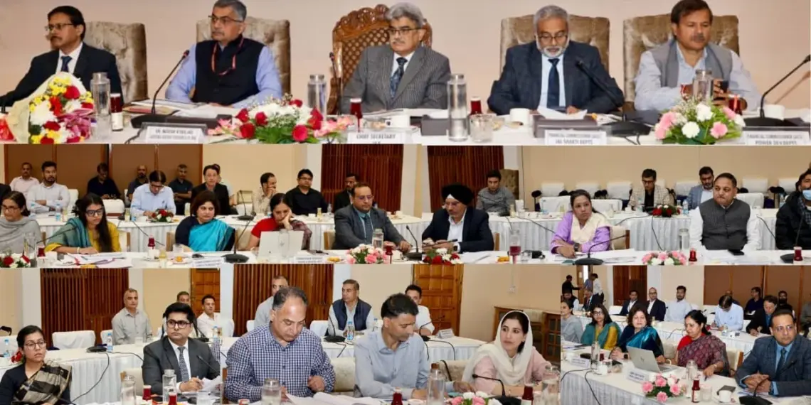 CS, Additional Secretary MHA review implementation of CSS, progress on ongoing developmental projects across J&K