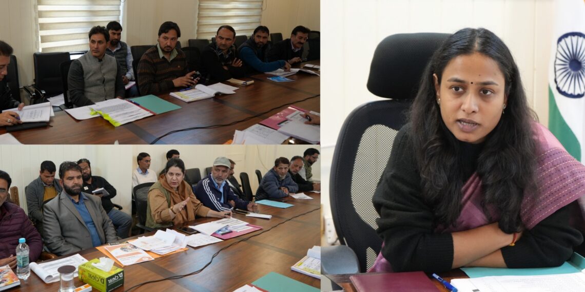 DC Ganderbal reviews education sector