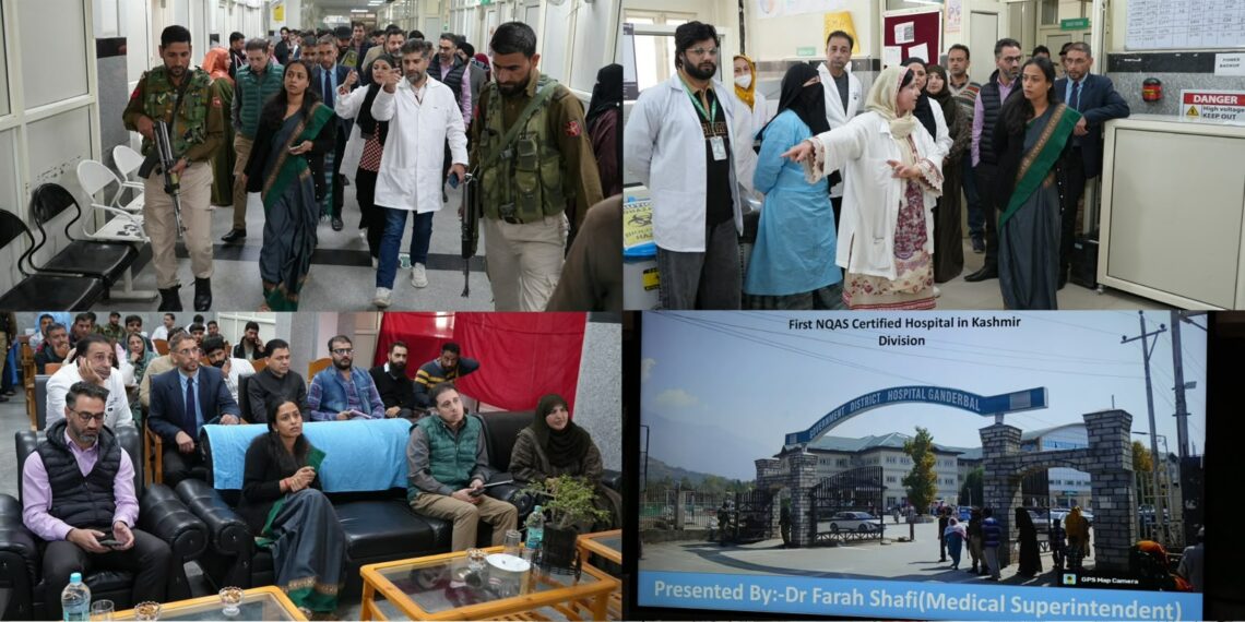 DC Ganderbal inspects District Hospital