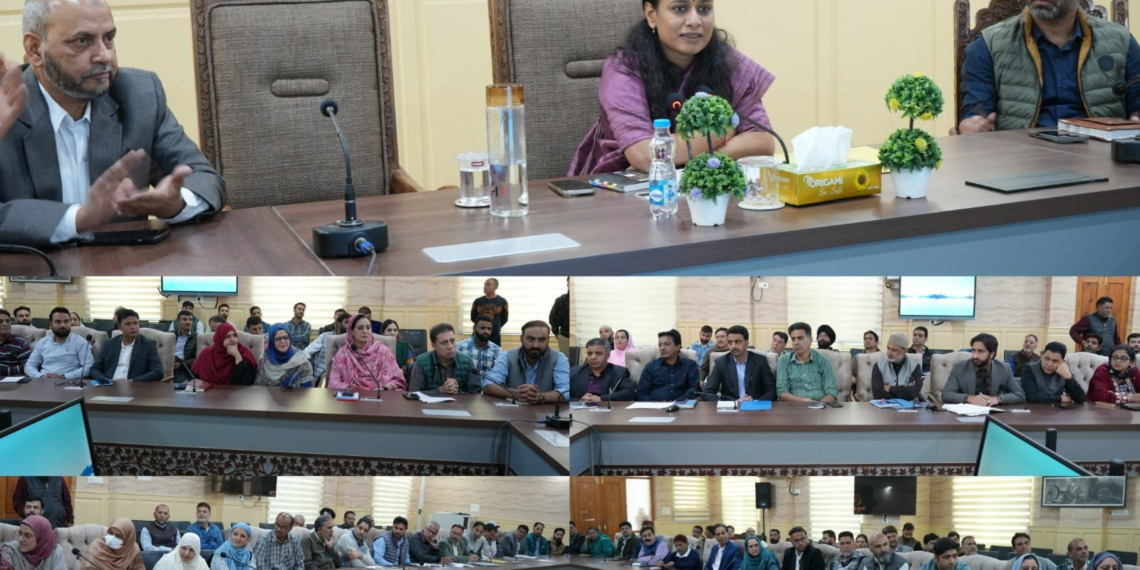 DC Ganderbal chairs introductory meeting