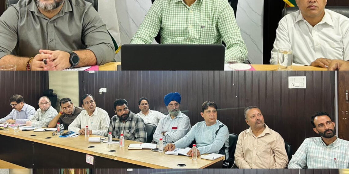 DC Kathua reviews progress of health sector schemes, programmes