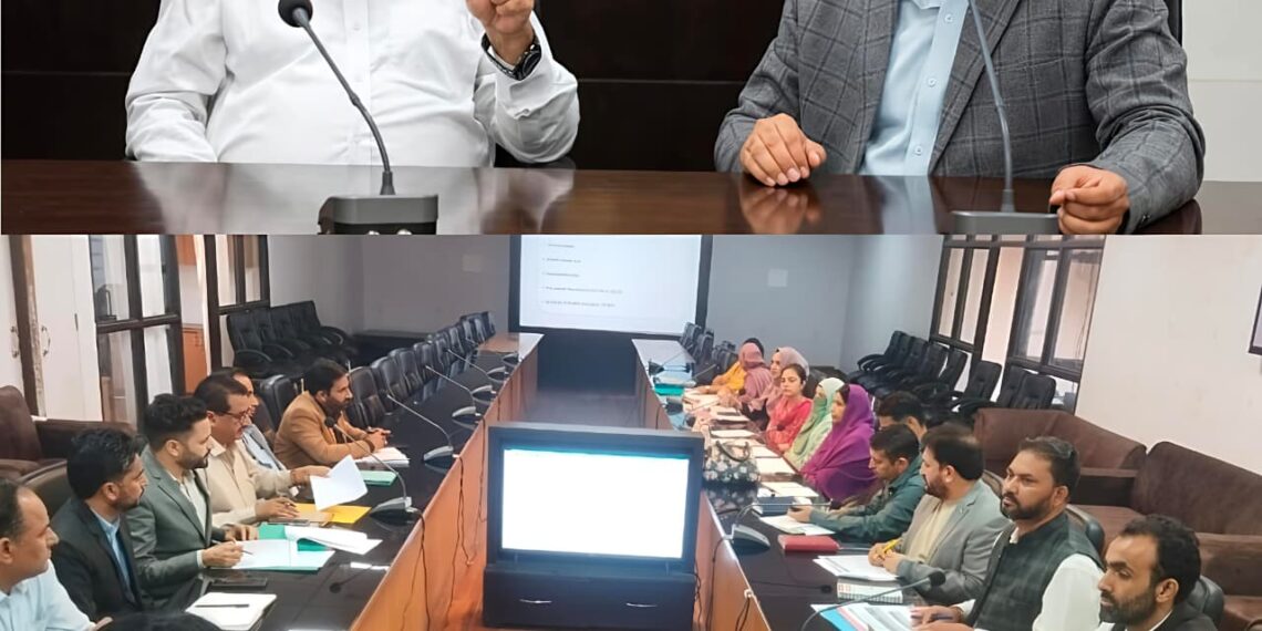 DC Poonch reviews functioning of ICDS, Social Welfare Deptt