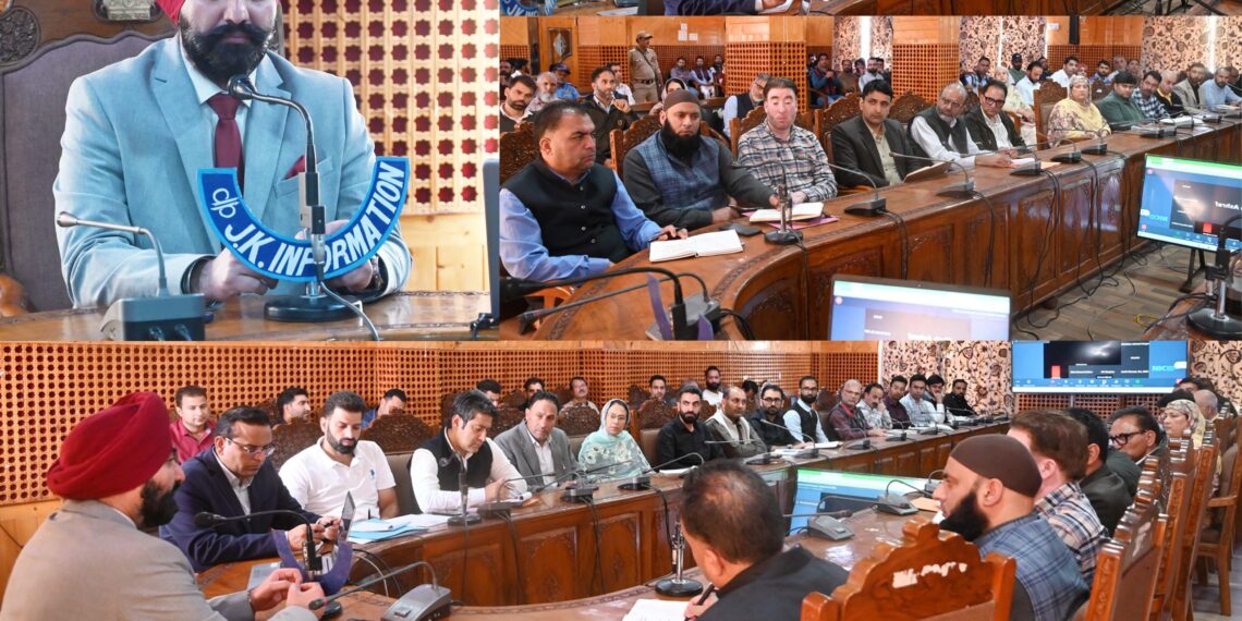 DC Shopian chairs introductory meeting with district officers
