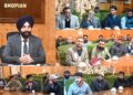 DC Shopian interacts with media persons