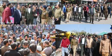 DC Shopian, SSP tour Town to review traffic management
