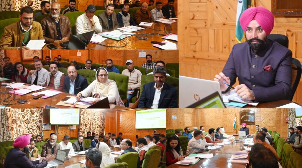 DC Shopian reviews functioning of Health Department