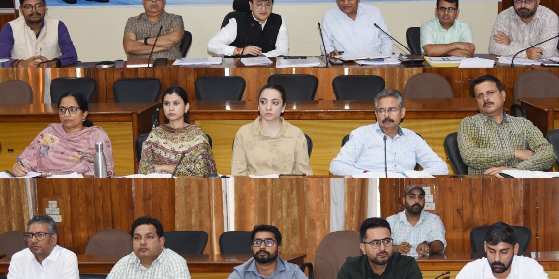 DC Udhampur reviews progress of district plan, RDD works