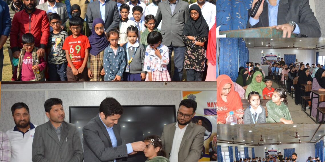 Children’s Eye Health Programme : DC Budgam distributes free spectacles to students