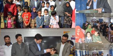 Children’s Eye Health Programme : DC Budgam distributes free spectacles to students