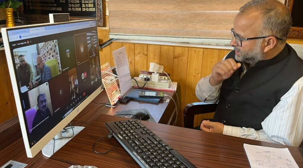 Dir Agri Kashmir reviews bore well installation in rainfed areas