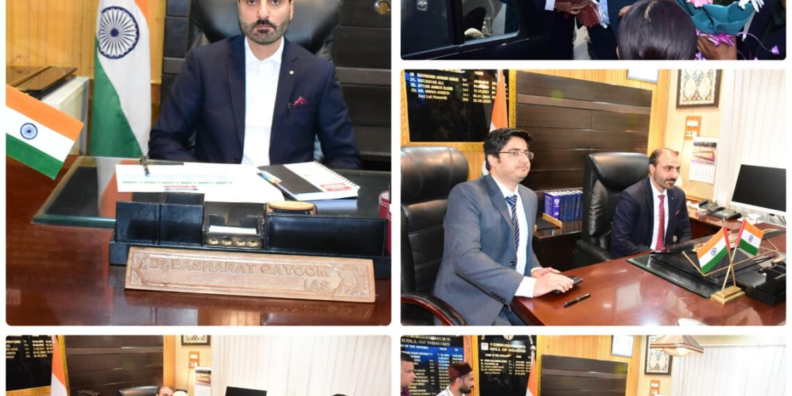 Dr. Basharat Qayoom, assumes charge as Commissioner SMC, CEO SSCL