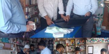 Drug Control Department Kulgam conducts inspection of chemist shops