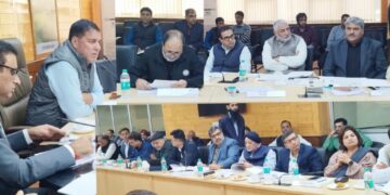 MLA Nazir Gurezi chairs Estimates Committee meet