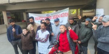 J&K Handicapped Association protests in Srinagar, seeks fulfilment of demands
