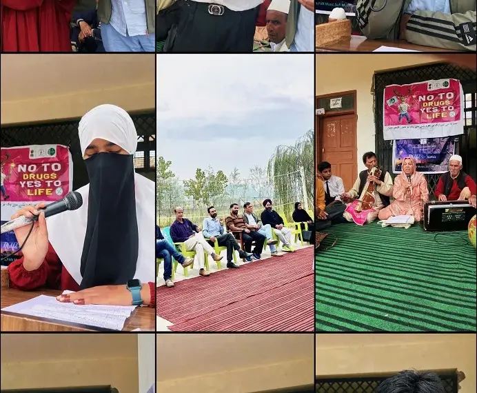 DIPR’s Cultural Unit Kashmir holds Drug-Abuse Awareness Programme at GGHS Wakoora