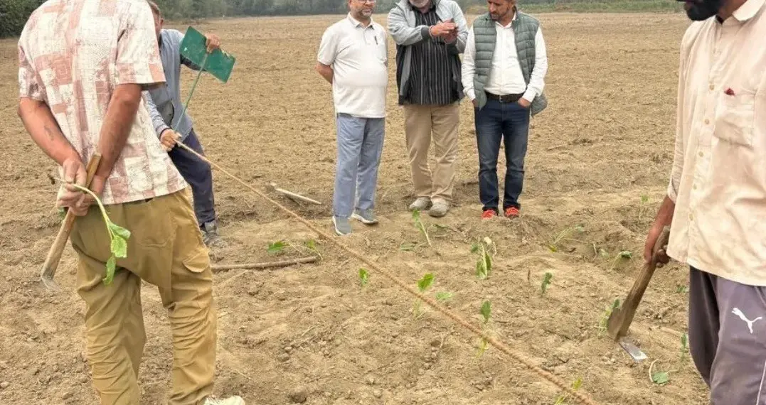 Director Sericulture takes stock of developmental needs in border villages