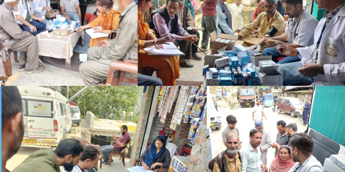 MMU Doda holds free medical camps at Bari, Bhargran