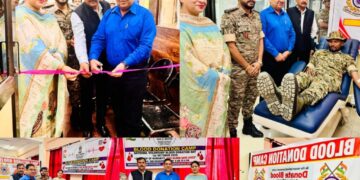 National Voluntary Blood Donation Day observed at Blood Centre AH GMC Doda