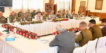 === UHQ meeting ===  Continue operations to neutralize terror ecosystem remnants: LG Sinha