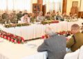 === UHQ meeting ===  Continue operations to neutralize terror ecosystem remnants: LG Sinha