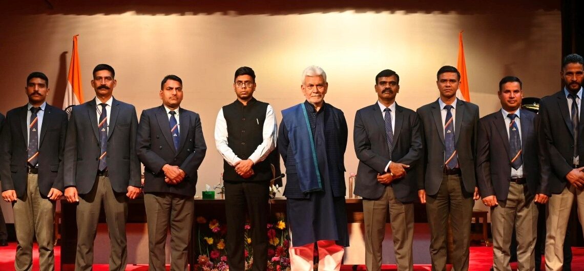 LG felicitates SSF personnel for role in ‘Drug-Free J&K Campaign’