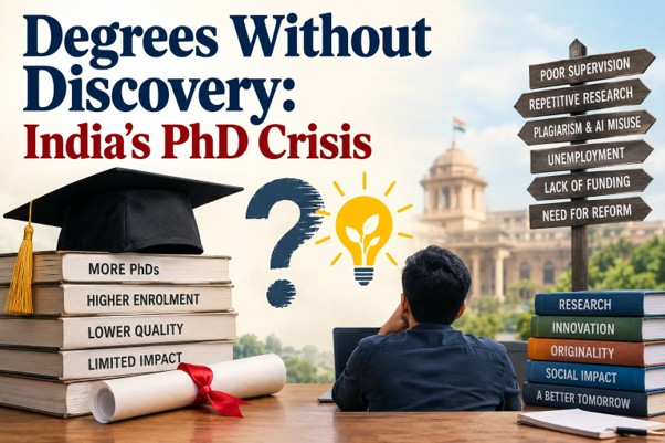 Degrees Without Discovery: India’s PhD Crisis