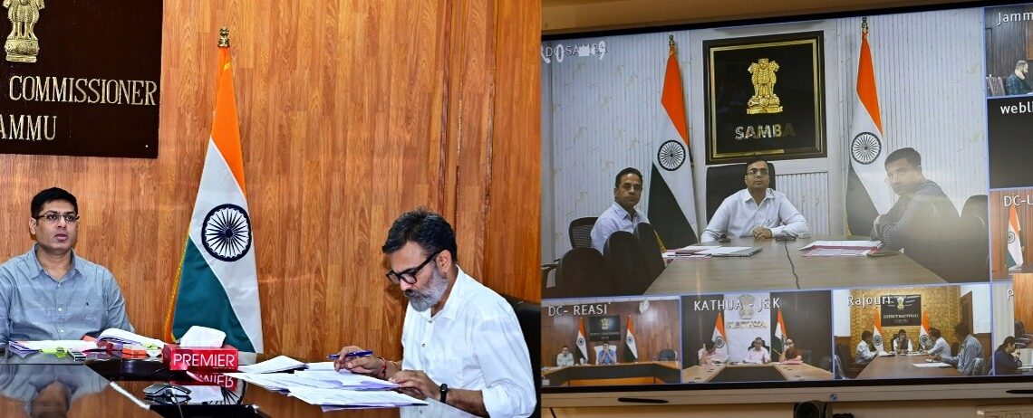 Div Com Jammu reviews progress on conferment of ownership rights to DPs, WPRs