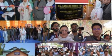 Sakeena Itoo inaugurates Multipurpose Indoor Sports Hall at GDC Frisal