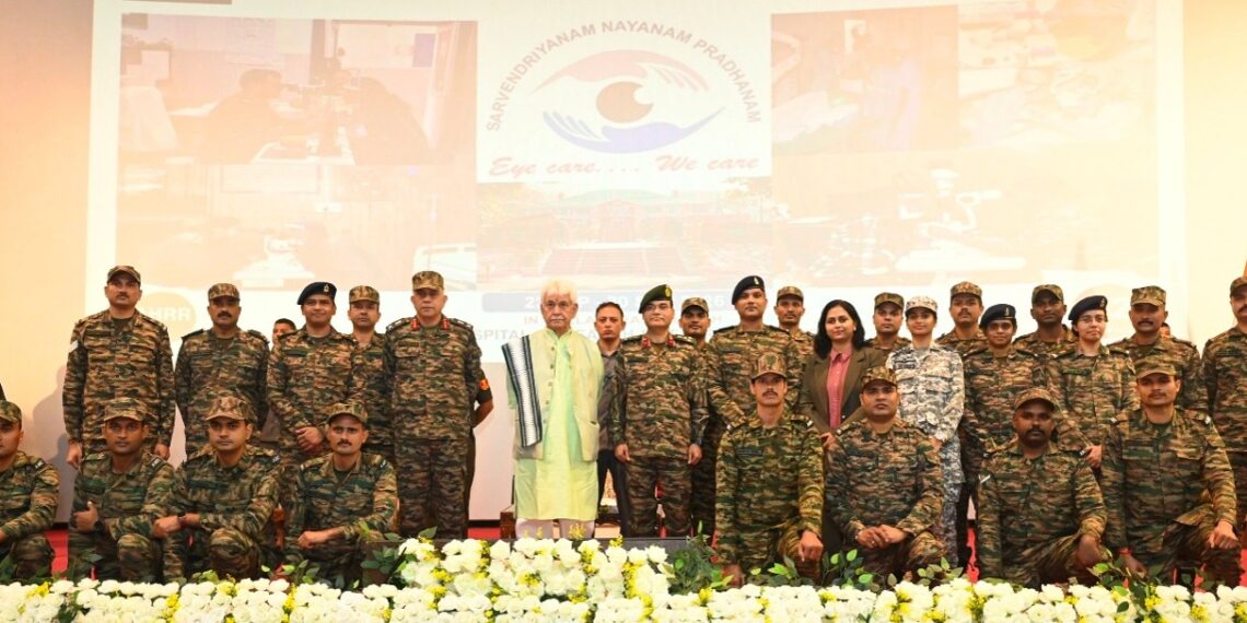 ‘Op Drishti’ Army’s living example of service, compassion: LG Sinha