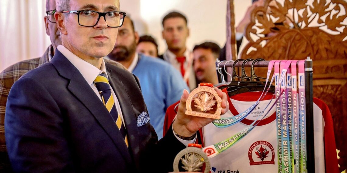 Winning not as imp as participating: CM Omar on Kashmir Marathon