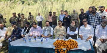 Javed Rana reviews concerns of land-sinking victims