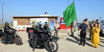 Div Com Jammu flags off Jammu–Basohli Bike Ride
