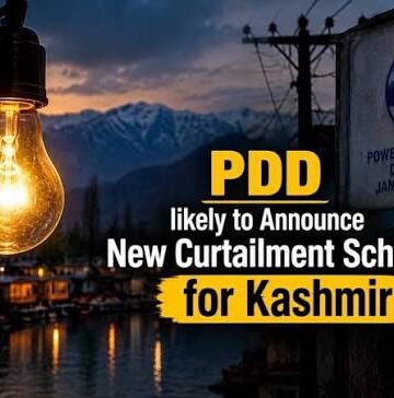 PDD announces new curtailment schedule for Kashmir