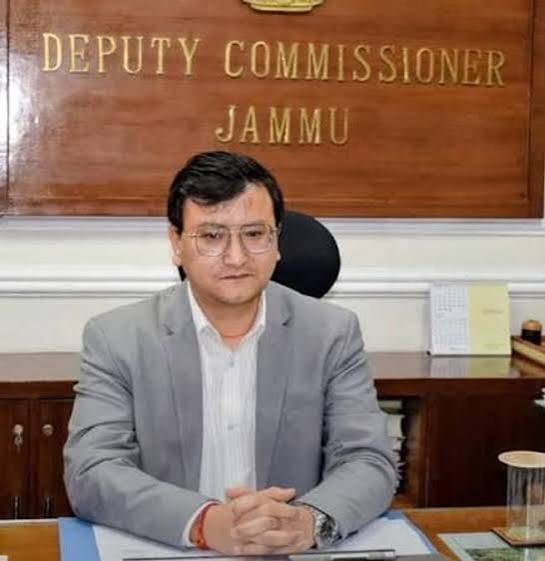Minga Sherpa assumes charge as Deputy Commissioner Jammu
