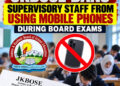 JKBOSE bars supervisory staff from carrying phones during exams