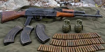AK-47, grenades, rounds recovered from hideout