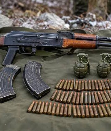 AK-47, grenades, rounds recovered from hideout