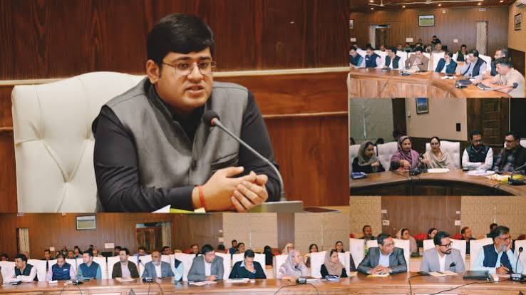 DC Budgam chairs introductory meeting with district, sectoral officers
