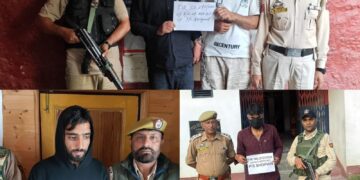 Four drug peddlers arrested in south Kmr