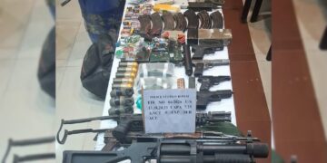 Police recover huge cache of arms, ammunition in Sopore 