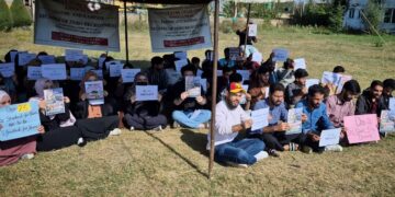 SKUAST-K agriculture graduates’ protest enters 26th day