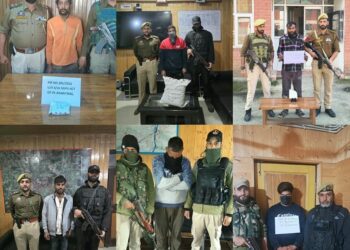 Police apprehend 6 drug peddlers in Anantnag