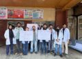 GMC Handwara PG residents protest, demand stipend hike