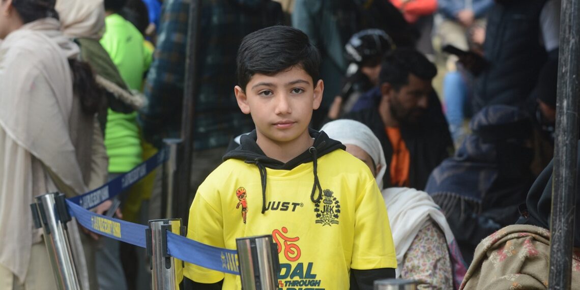 12-year-old Qasim Mir leads the way at ‘Pedal Through Paradise’