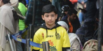 12-year-old Qasim Mir leads the way at ‘Pedal Through Paradise’