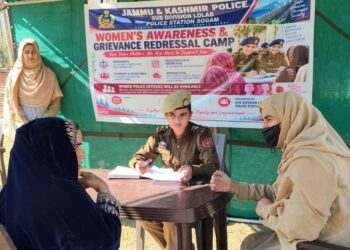 Women police officers lead grievance camp in Sogam